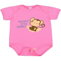 Mali mastion Memaw's Little Monkey Gony Baby Boy ili Baby Girl BodySuit