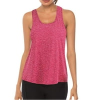 Wendunide majice kratkih rukava za žene Work Workout Tops Mesh Racerback Rezervoar Yoga majica Teretana