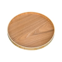 Japanski stil okruglih ladica za posluživanje ploče za posluživanje ploče Drvena daska Deseert Plate za kuću