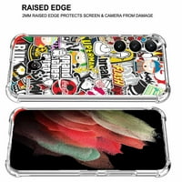 Pop Art Collage futrola za Samsung Galaxy S Plus, estetski umjetnički dizajn uzorak meko tpu poklopac