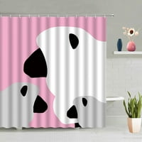 Crtani životinje Tuš za tuširanje Panda krava dječja spavaća soba zavjesa zaslon za kupatilo za uređenje