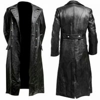 Odjeća za muškarce Rollback ili Clearence Juebong Jesen i zimske muške povremene pune boje s kapuljačom s dugim rukavima, tanka kožna jakna