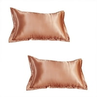 Svilena jastučna svila od pune boje bez koverte sa zatvaračem Nepreki se jastuci ukrasni bacanje jastuci