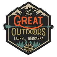 Laurel Nebraska The Great na otvorenom dizajn naljepnica vinilne naljepnice