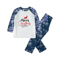 Dezsed božićne pidžame za porodični roditelj-dijete toplo božićno odijelo Kućna odjeća Pajamas dugih