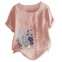 Ženske bluze Top cvjetne printske stilski majice