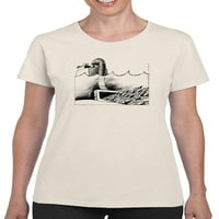 Overfishing kriza majica - Wildfred Hildonen dizajni, ženski veliki