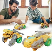 Lovehome Uticaj deformacija Dinosaur igračka automobila Dječji automobil otporni na kamen otporan na rotirajuće trkačke dječačke igračke poklon automobila