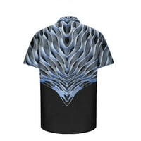 Muška majica Cleance Plus size Majica 3D negirajući Redovni ispisani kratkih rukava majica Casual Beach