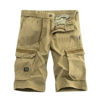 Teretne kratke hlače za muškarce Camp Hlače Athletic Muške povremene čiste boje na otvorenom Pocket