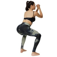 Blueeeek ženska modna rasteza yoga gamaše fitness trčanje teretane Hlače Aktivne hlače
