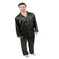Leveret muški satenski pidžami božićne pidžame Set veličine mali-xxx-velly)