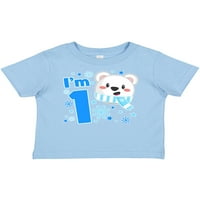 Inktastic sam jedan-sladak polar medvjed prvi rođendanski poklon dječaka za djecu ili djevojčica majica