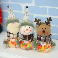 Manwang Candy Jar crtani anti-pukotina lagani božićni vileski bombonski jar poklon vrećica za djecu