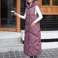 Zimski kaputi jakne za žene odolijevanje plus veličina zimska modna žena produljena i zadebljana srednje dužina dolje pamučna jakna