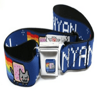 Nyan Cat Seatbelt pojas - Nyan W Nyan Cat Blue