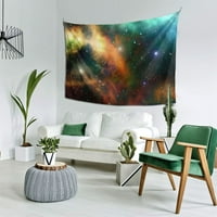 Smiješna tapiserija za spavaću sobu estetika, univerzumsko nebo uzorak zidna tapiserija za dnevni boravak