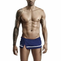 Muške vježbe hlače na srednjim strukom znojne hlače od pune boje prozračne pamučne znojenje za opuštene