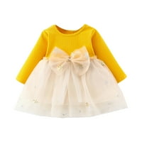 Adviicd Cat haljina haljina patchwork tulle baby bowknot djevojke dječje odjeću princeza toddler pletit