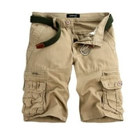 Muške čvrste teretne kratke hlače Ljeto modne ulične odjeće Multi džepovi Hlače hlače