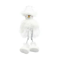Lutka lutka bijeli božićni ukrasi bijela lutka anđela bijele perja
