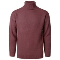 Jesen i zima Nova slobodno vrijeme Trend Putovanja Ličnost Čvrsta boja Turtleneck džemper Casual Comfy