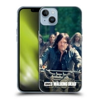 Dizajni za glavu Službeno licencirani AMC The Walking Dead Daryl Dixon Bike Ride Soft Gel Case kompatibilan