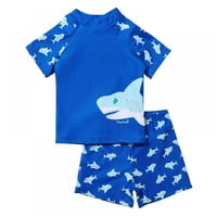 TODDLER Baby Boys kupaći kostim dvosmjerni kratki rukav osip, kupaći odijela Postavljena kupaći kostimi