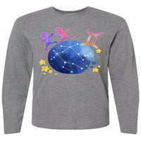 Inktastic BEmini Constellation Zodijac Zign Ilustracija majica s dugim rukavima