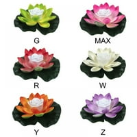 Vodootporan plutajući lotos lampica, baterija koja se mijenja u boji, cvjetna svjetlost cvijeća, cvjetna