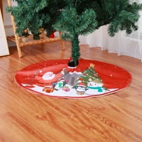Suknja za božićnu drvcu Base Santa pregača Xmas Dekoracija za ukrašavanje