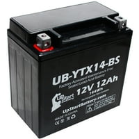 UPSTART Zamjena baterije za Honda ST1100, ABS-TCS, 1100A CC fabrika aktivirana, bez održavanja, motociklistička baterija - 12V, 12Ah, Ub-YTX14-BS