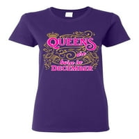 Dame kraljice rođene su u prosincu Crown Funny DT majica TEE