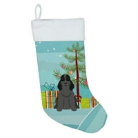 Carolines blaga bb4229cs veseli božićno drvce pekinnese fauwn sable božićne čarape velike, višebojne