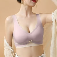 Zuwimk grudnjaci za žene Push Up, ženska strana glatka majica u nedovoljnijoj grudi, XL