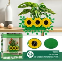 Farfi biljka rastuća torba Izvrsna oblika za višekratna netkana netkana dekor za rast bilja za rast