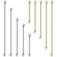 Heiheiup od nehrđajućeg čelika zlato sa ogrlicama Extenders Dužina Ogrlice Privjesci Cvjetna ogrlica