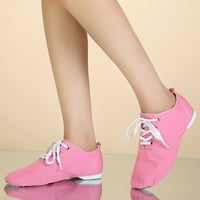 Djevojke Loafers Dječje platnene cipele za ples mekane cipele za trening balet cipele ružičasta Veličina