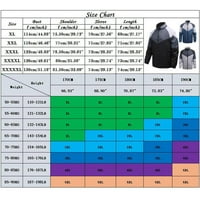Muškarci Jesen i zimska ležerna boja Podudaranje Jednostavni kaput Sportski džep patentni zatvarač Leteći
