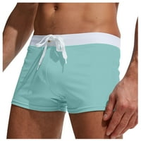 Modne muškarce prozračne trupce hlače Čvrsto kupaće kostime plaže Slim habanja