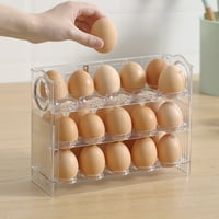 Waroomhouse jaja ladica s visokim kapacitetom TIMER funkcija vidljivi flip-tipa hladnjak jaje za skladištenje
