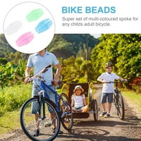 Biciklističko kotače Gorke perle Svjetlosni plastični isječak govorio je perle perle žice ukrašavanja