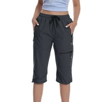 Ženske vanjske hlače na otvorenom trčanje pantalone za penjanje sa džepnim ljetnim modnim vježbama Hlače