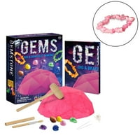 Kids Gemstone kopajte, iskopajte dragulje za narukvicu, matične nauke Edukativne igračke, odlična naučna