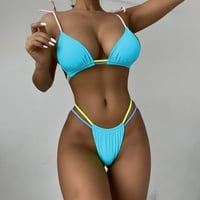 Bikini setovi za žene Bikini Hawaiian sa grudima bez podzemnih plaža plaža modni kupaći odijelo za kupanje