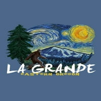 La Grande, Oregon, Bigfoot, Van Gogh zvjezdana noć, Contour