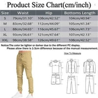 Duks za muškarce Muškarci Sva sezona Fit Pant Casual Solid Color Pocket pantalona modne kombinezone