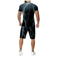 Muška ljetna 3D velika veličina Fitness na otvorenom Trkujte dvodijelno odijelo Napomena Kupite jednu