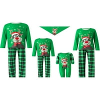 AFUNBABY Obiteljski božićni pidžami Podudarni setovi Xmas Usklađivanje PJS za odrasle Kid Baby Baby
