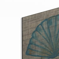 Luxe Metal Art 'The Seashell želi' Yass Naffas dizajni, metalna zidna umjetnost, 12 x12